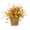 Orange, variant on Qocolcyl Door Hanger Basket Wreath,13.7in Farmhouse Wreath with Wildflowers Berry Flower, Spring Summer Wreath for Front Door with Rattan Hanging Basket for Wall Home Porch Decor Beige