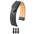 thumbnail image 1 of HIRSCH Italocalf Italian Leather Watch Strap - Gray Band / Silver Buckle - L - 18mm, 1 of 8