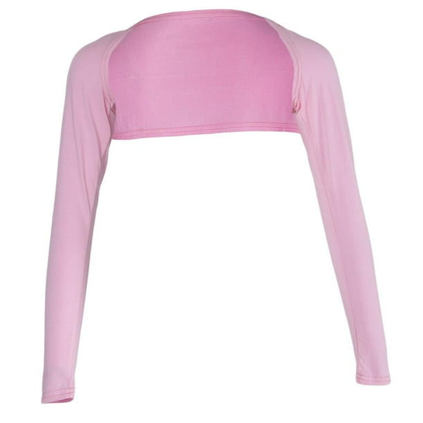 Blusas de moda para mujer, con mangas largas, elásticas, modal, con hiyab Rosado
