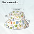 thumbnail image 3 of Fotbe Cactus Plants Sombrero Tipo Pescador con Estampado – Sombrero de Sol de Algodón de Moda para Playa, Golf, Pesca, 3 of 6