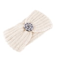 thumbnail image 1 of Women Fashion Bohemia Knitting Headband Handmade Keep Warm Solid Color Hairband, 1 of 2