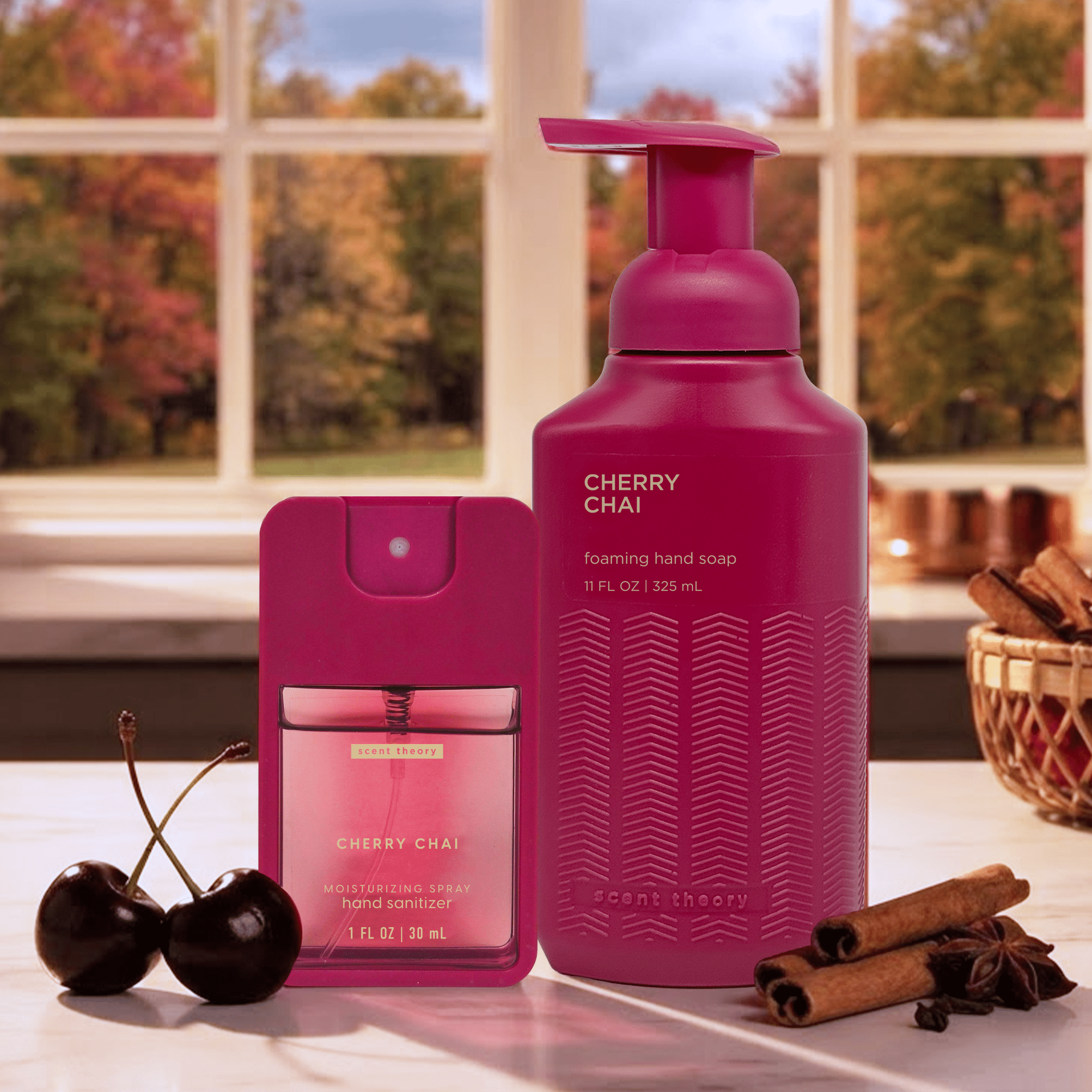 Scent Theory Foaming Hand Soap, Cherry Chai, 11 fl oz