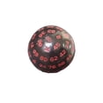 thumbnail image 4 of Multi-sided Polyhedral Dice Tabletop Teaching Board Game Props Smooth Surface Round Good Balance Table Board Role for Club Red Red Paint, 4 of 7