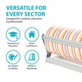 thumbnail image 4 of MetCrafted 30" Roll Paper Dispenser with Cutter - Wall Mount or Desktop Straight Edge Cutter - Fits Craft, Freezer, Wrapping, Butcher Paper Roll Disp, 4 of 6