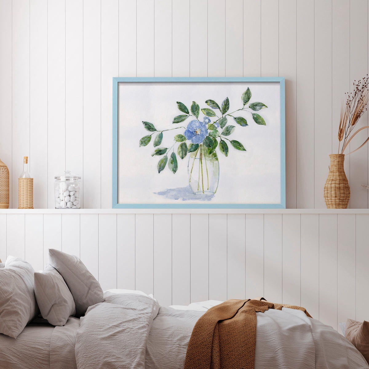 Rustic Simplicity II by Sally Swatland - Restickable Framed Giclée Print