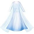 thumbnail image 3 of KAWELL Princess Snow Party Dress Queen White Costumes with Accessories, 3 of 7
