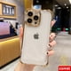 thumbnail image 2 of COVET Fundas Protección Chapado Esquinas De Aire De Lujo Transparente Acrílico A Prueba De Golpes Funda Para Teléfono Compatible Case Funda Para iPhone 14 11 12 13 Pro MAX XS X XR 7 8Plus SE 2020 Gao Jiahui unisex, 2 of 2