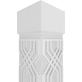 thumbnail image 4 of Ekena Millwork 10"W x 9'H Craftsman Classic Square Non-Tapered Atlas Fretwork Column w/ Standard Capital & Standard Base, 4 of 8