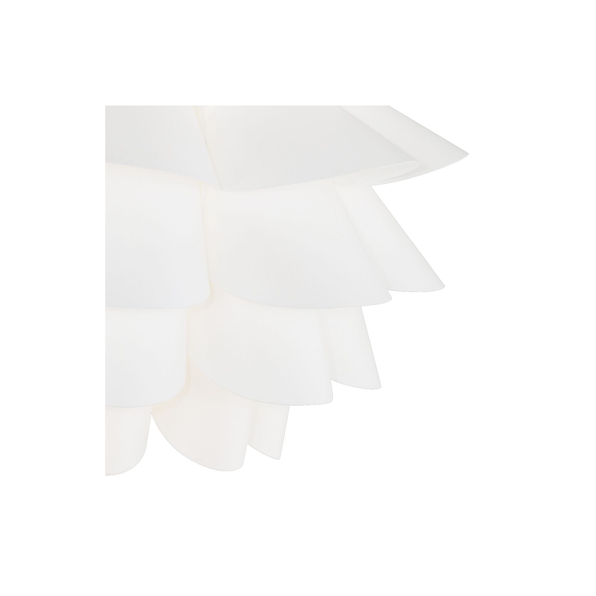 Possini Euro Design Modern Ceiling Light Semi Flush Mount Fixture 15 3/4" Wide White Flower for Bedroom Kitchen Living Room Hallway Bathroom House