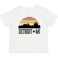 thumbnail image 3 of Inktastic Detroit Michigan Skyline Retro Boys or Girls Baby T-Shirt, 3 of 5