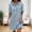 Light Blue, variant on QUNYINEY Midi Summer Dresses for Women 2026 Casual Short Sleeve Faux Cotton Linen A Line Dress Button Collared Solid with Pockets Loose Fit Dresses