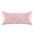 thumbnail image 3 of Love Flower Pillowcase Queen Size 30''x20'' Satin Double-Sided Print Soft Wrinkle Resistant, 3 of 9