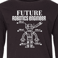 thumbnail image 4 of Inktastic Future Robotics Engineer Robot Long Sleeve Youth T-Shirt, 4 of 5
