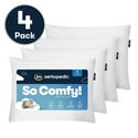 4-Pack Serta So Comfy Bed Pillow Size: Standard