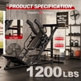 thumbnail image 4 of Gaderth 3 In 1 Leg Press Hack Squat Machine, Multifunctional Home Gym Equipment for Leg Press Hack Squat and Reverse Hack Squat Training, Fits Standard And Olympic Weight Plates, 4 of 8