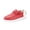 Red, variant on Willtoo Women's Low Top Flat Color Block Casual Shoes