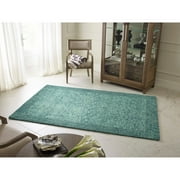 Rachael Ray Highline Turquoise Wool Area Rug - 5' x 7'9