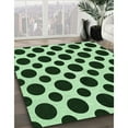 thumbnail image 2 of Ahgly Company Indoor Rectangle Patterned Dark Forest Green Area Rugs, 8' x 12', 2 of 6
