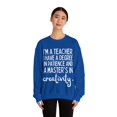thumbnail image 4 of Funny Saying Teacher Learning School Sarcastic Teac Gildan 18000 Sweatshirt, 4 of 4