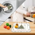 Ecotrim Dish Drying Mat For Kitchen Counter – Dark Grey 16x24 – Absorbent, Non-Slip, Heat Resistant