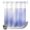 Blue, Purple, White, variant on No Hook Shower Curtain, Blue Purple Ombre Shower Curtains for Bathroom with See Through Top Window, Modern Abstract Gradient Minimalist Art Waterproof & Washable Bath Curtain Stall 48"x72"