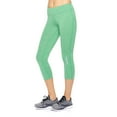 thumbnail image 2 of Women's Mid-Rise Zip Pocket Capri Leggings, 2 of 25