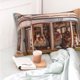 thumbnail image 4 of Fotbe Modern Urban Monkey Funda de Almohada Decorativa Estilo Occidental, Lujo en Algodón, Fundas para Almohadas King, Cojín Estampado para Decoración del Hogar-16"x24", 4 of 6