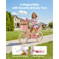 thumbnail image 2 of VEVOR Kids Bike 16 Inches Princess Style Children Bicycle for Girls Aged 4-8, 2 of 9