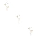 thumbnail image 5 of Clip de oreja de aleación Sonducket reemplazo borla color sólido exquisito pendiente decorativo diamantes de imitación, 5 of 6