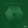 thumbnail image 5 of Best Choice Products 10ft Outdoor Steel Market Patio Umbrella w/ Crank, Tilt Push Button, 6 Ribs - Green, 5 of 8