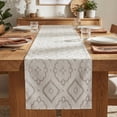 thumbnail image 2 of Unique Bargains Long Washable Polyester Runner Table Runner for Table Gray 13.8"x63", 2 of 6