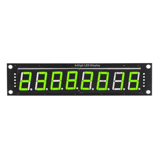 8 Digit Tube, 74HC595 Driver 3 Pin I O Decimal LED Segment Display Module With Pin Header For DIY ANGGREK LED Segment Display Module