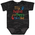 thumbnail image 3 of Inktastic Nana and Poppy Love Me Boys or Girls Baby Bodysuit, 3 of 5