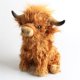 thumbnail image 2 of Peluche Vaca de las Tierras Altas de color marrón natural con sonido de mugido - 25 cm, 2 of 3