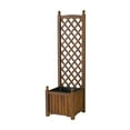 thumbnail image 4 of DMC Lexington Wood Planter Box with Trellis, 4 of 4