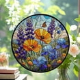 thumbnail image 2 of Hanging Stained Glass for Windows Bluebonnet, Mother’s Day Keepsake, Valentine’s Day Decor, Festival Gift Ornament, Christmas Ornament Gift, Keepsake 2025, 2 of 6