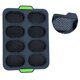thumbnail image 3 of Toystoory 8 rejillas DIY hamburguesa de silicona buena flexibilidad práctico molde de pan francés resistente al calor herramienta de cocina para hornear Mostrada Toystoory HA015173-00, 3 of 6