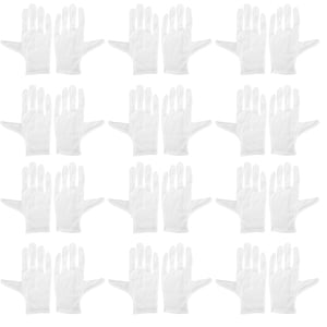 Gants en coton, gants de travail résistant à la sueur doux pour garder les mains sèches
