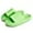 Volt Green, variant on Cloud Slippers for Women and Men, Massage Shower Bathroom Non-Slip Quick Drying Open Toe Super Soft Comfy Thick Sole Home House Cloud Cushion Slide Sandals for Indoor & Outdoor Platform Shoes