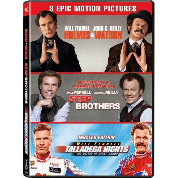 Will Ferrell/John C. Reilly Triple Feature (DVD) (Walmart Exclusive)