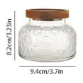 thumbnail image 3 of Vintage Glass Jars With Lids, Airtight Food Storage Containers, Kitchen Canisters For Sugar, Coffee, Tea, Spice, Flour, Candy Cookie, Pasta, Cereal, Cute Decorative Jars, 3 of 9
