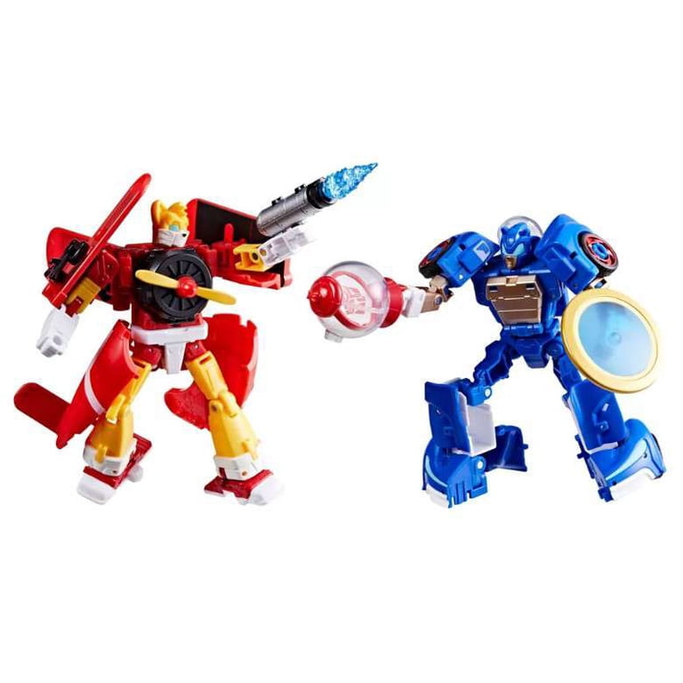 Transformers Collaborative Mash Up! Wingtail & Blue Booster Action