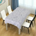 thumbnail image 6 of SKYSONIC 60"x60" Square Tablecloth with Marble Color Prints, Anti-Wrinkle and Smooth Table Cloth for Kitchen/Home/Dinning Wedding Decoration, 6 of 7