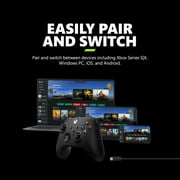 Microsoft Xbox Wireless Controller With USB-C Cable for Xbox Series X, Xbox Series S, Xbox One, and PC - Carbon Black