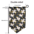 thumbnail image 7 of Wukai Lilies Flowers Print Garden Flag 12.5x18 Inch Double Sided Sun-resistant Rain-resistant, Wrinkle-resistant Colorfast(Only Flag), 7 of 7