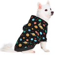thumbnail image 2 of Zufioo Solar System Planets Space Print Pet Hooded Sweatshirt, Suitable for Small Dogs Pet Hoodie Clothes-Medium, 2 of 7