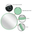 thumbnail image 6 of Infinity Instruments Calliope Meadow Mint Green Round Modern 20-inch Wall Mirror, 6 of 7