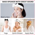 thumbnail image 5 of 6 Pcs Spa Headband, Bow Hair Band, Soft Coral Fleece Makeup Headband, Makeup Headband, Makeup Hair Band for Women Girls Makeup, 5 of 5