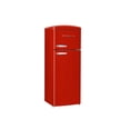 thumbnail image 4 of Classic Retro 7.5 cu ft Top Mount Refrigerator in Candy Apple Red, 4 of 7