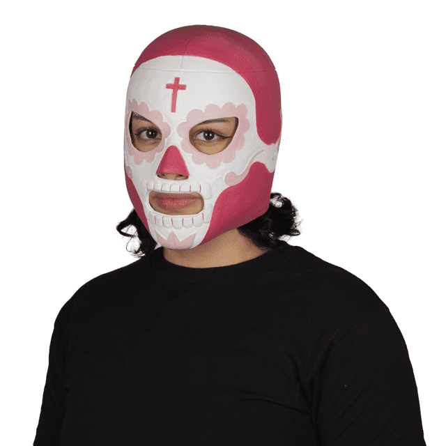 Mascara Luchador Outfit futbolero Mexicano Aficion Estadio Futbol Disfraz Fan Mundial